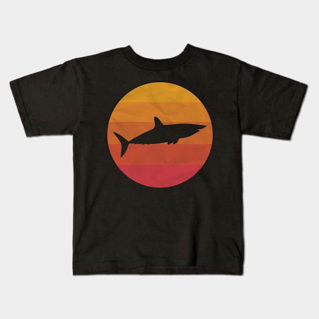 Vintage Mako Shark Kids T-Shirt by ChadPill